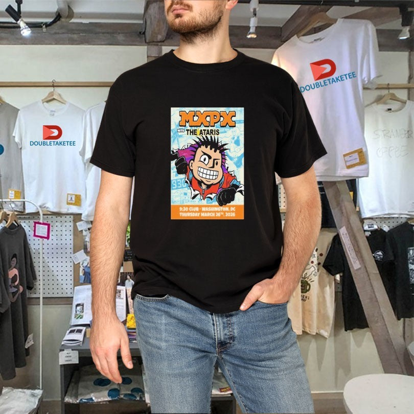 Official MxPx March 26 2026 Club Washington, DC Shirts