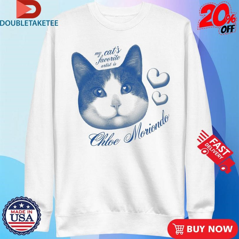 Official My Cat’s Favorite Artist Is Chloe Moriondo Heart T-shirts