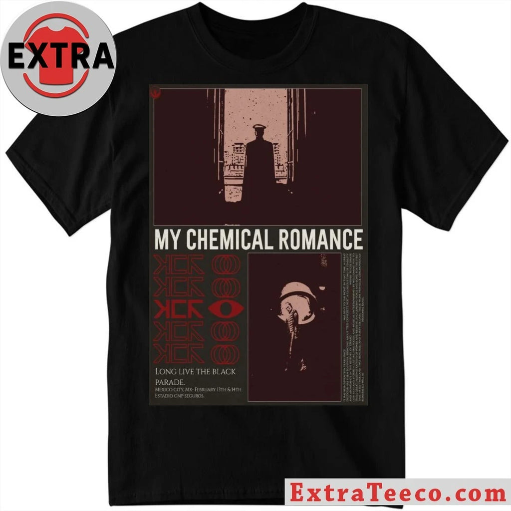 Official My Chemical Romance February 13 2026 At Estadio GNP Seguros Show Poster T-Shirt