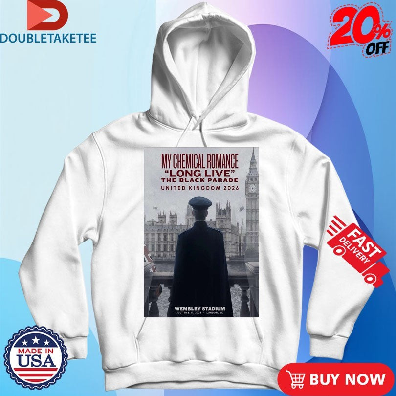 Official My Chemical Romance Long Live The Black Parade UK Sep 13, 2025 Tour Tampa, FL Shirts