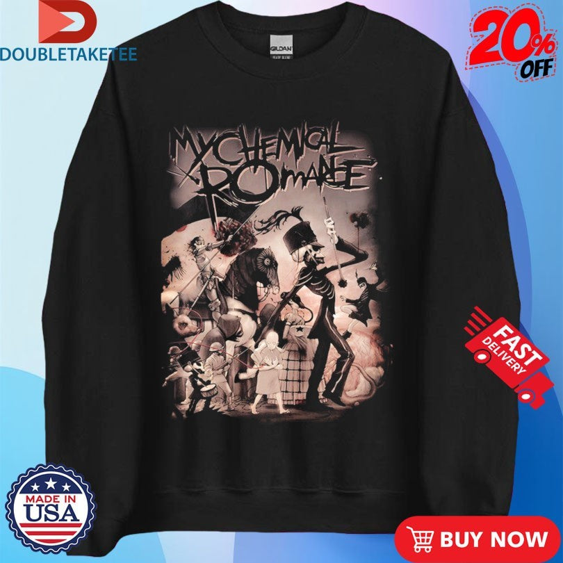 Official My Chemical Romance On Parade Skeleton Shirts