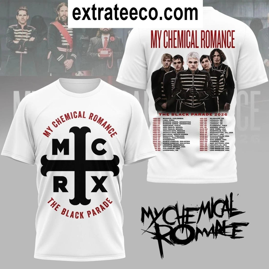 Official My Chemical Romance The Black Parade 2026 Hoodie T-Shirt