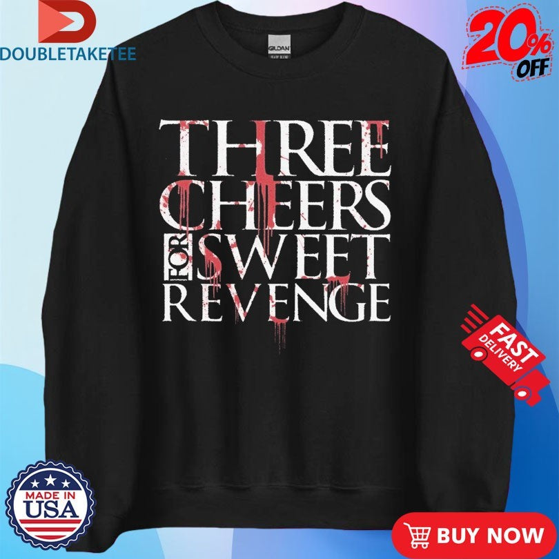 Official My Chemical Romance Three Cheers For Sweet Revenge Blood Drip Shirts