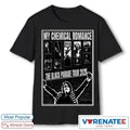 Official My Chemical Romance Tour The Black Parade 2026 Poster T-Shirt