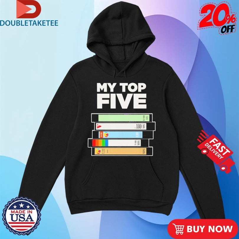 Official My Top Five Books Shirts