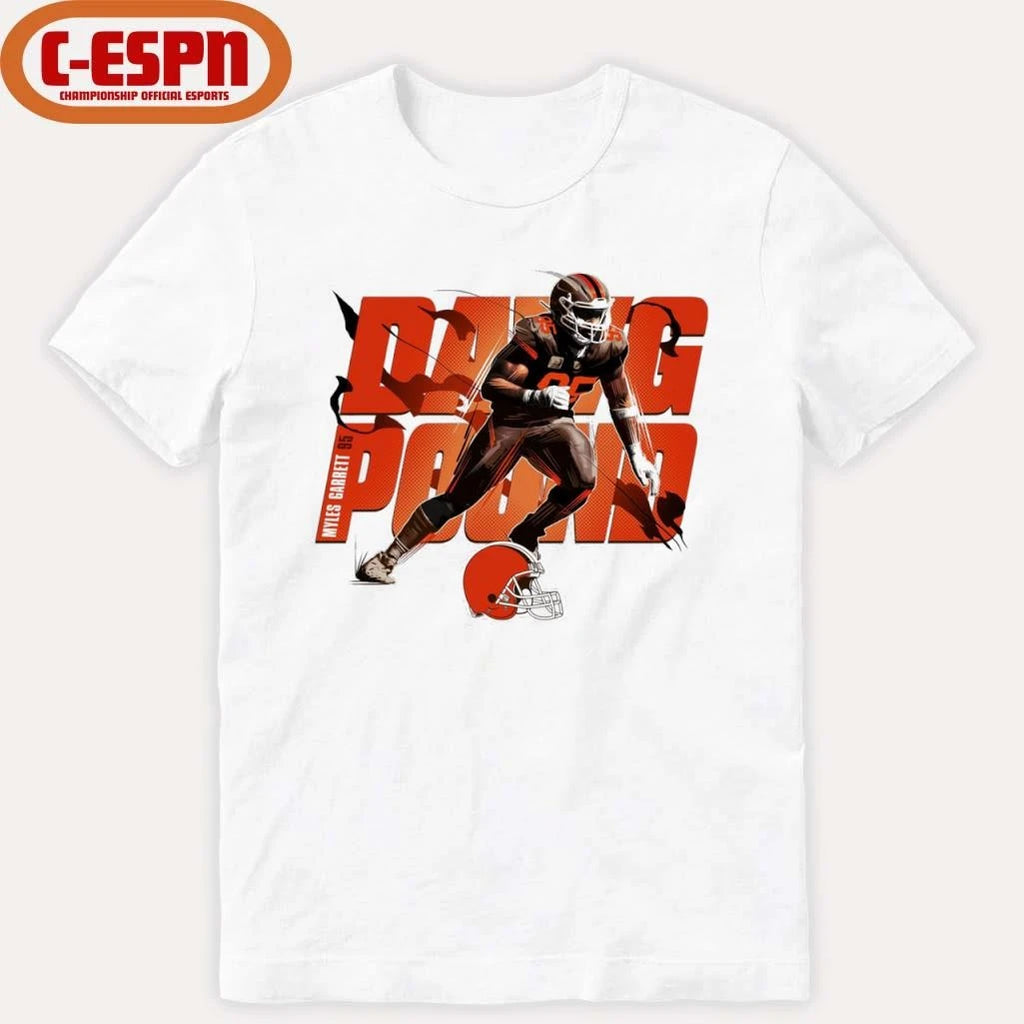 Official Myles Garrett Cleveland Browns Dawg Pound Pack T-Shirt