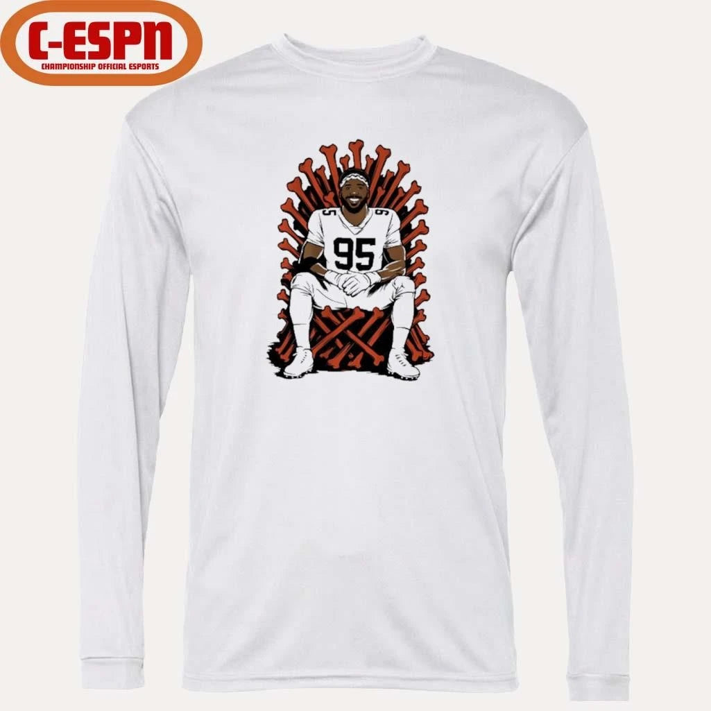 Official Myles Garrett Single-Season Sack King T-Shirt