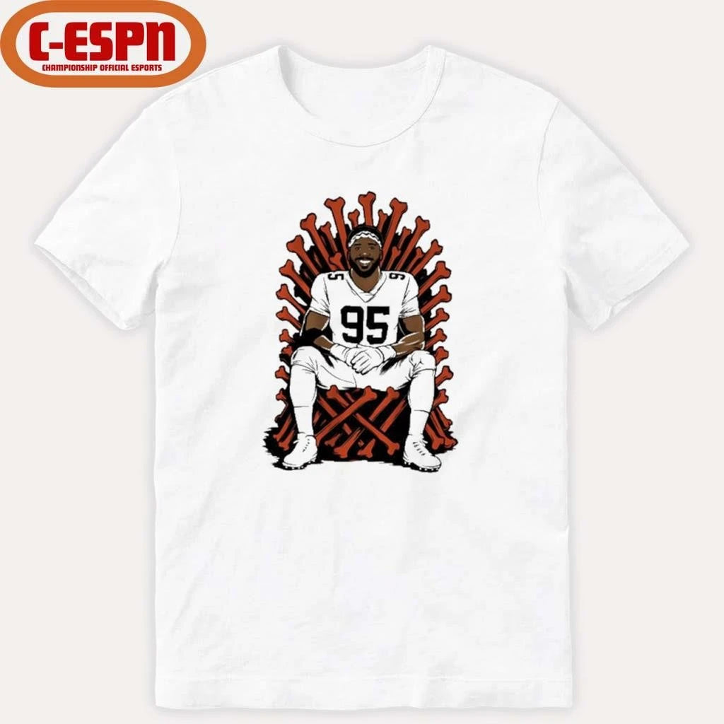 Official Myles Garrett Single-Season Sack King T-Shirt