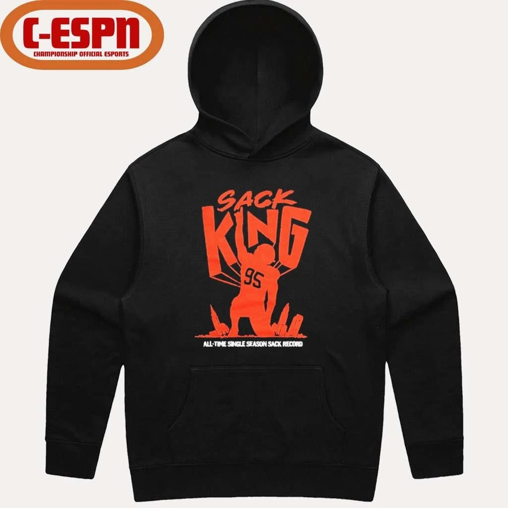 Official Myles Garrett sack king all-time single season sack record T-Shirt