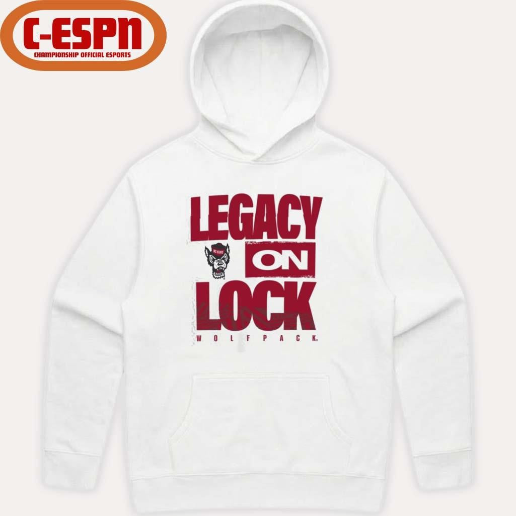 Official NC State Wolfpack Basketball Legacy On Lock Shirt