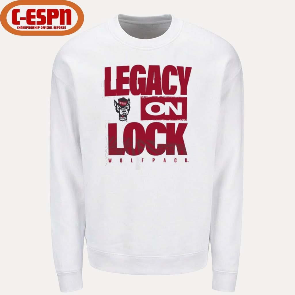 Official NC State Wolfpack Basketball Legacy On Lock Shirt