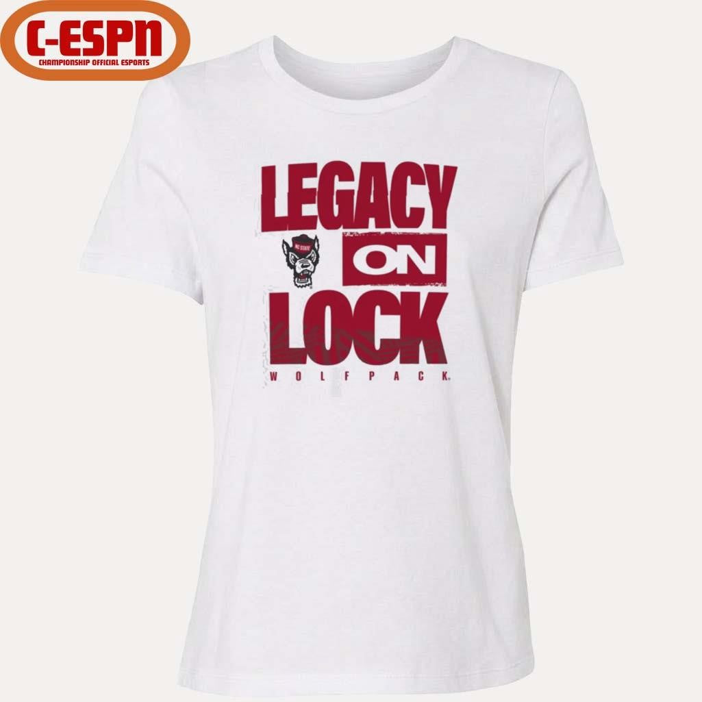 Official NC State Wolfpack Basketball Legacy On Lock Shirt