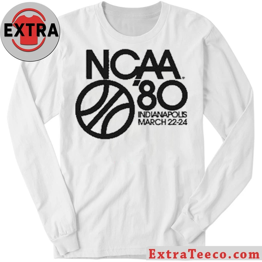Official NCAA ’80 Final Four Indianapolis Basketball Logo Shirt