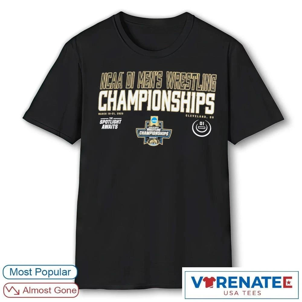 Official NCAA DI Men’s Wrestling Championships 2026 Cleveland, Ohio March 19-21, 2026 T-Shirt For Fans