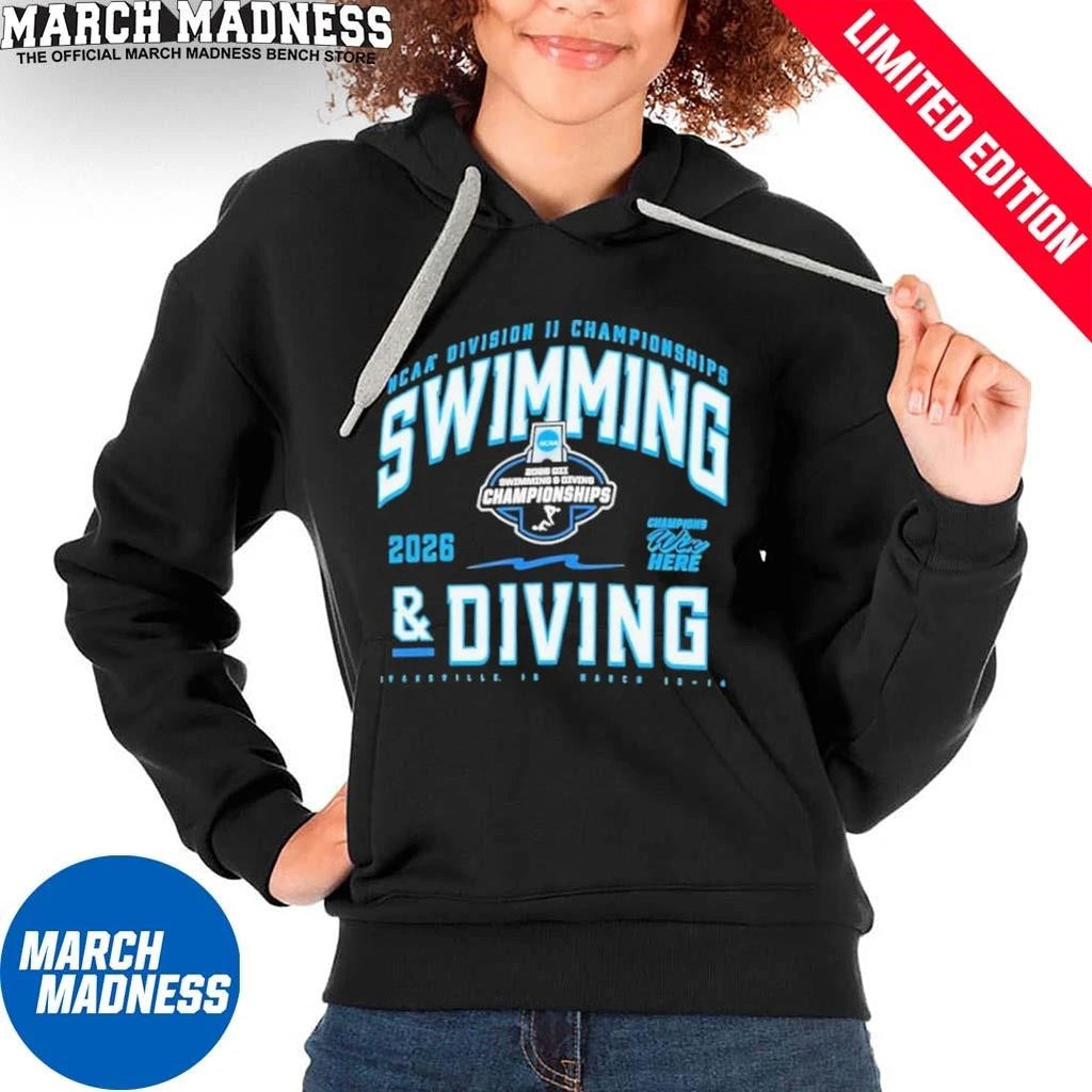 Official NCAA DII Swimming &amp; Diving Championships 2026 Final Shirt