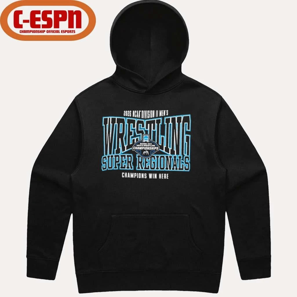 Official NCAA DII Wrestling Super Regionals 2026 Champions Win Here T-Shirt