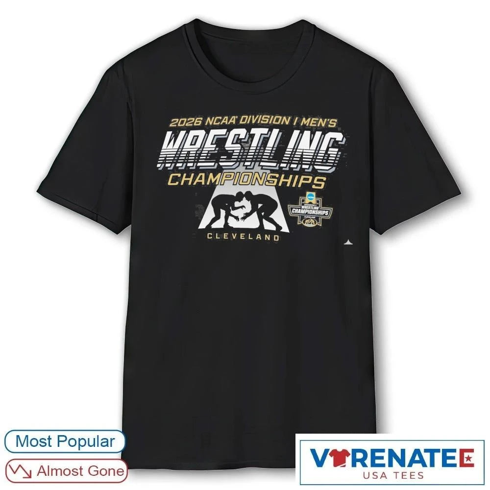 Official NCAA Division I Men’s Wrestling Championships 2026 Cleveland, Ohio T-Shirt For Fans