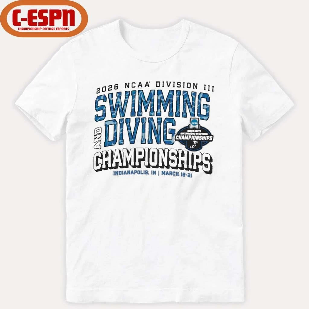 Official NCAA Division III Swimming &amp; Diving Championships 2026 T-Shirt