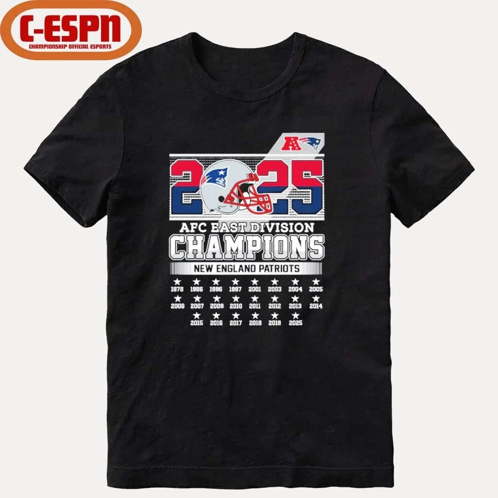 Official NE Patriots AFC Champions Shirt