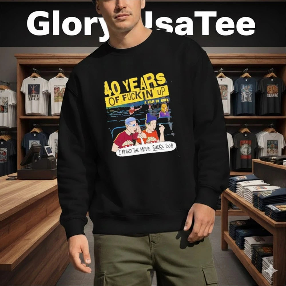 Official NOFX This Movie Sucks 40 Years Of Fuckin Up Shirt