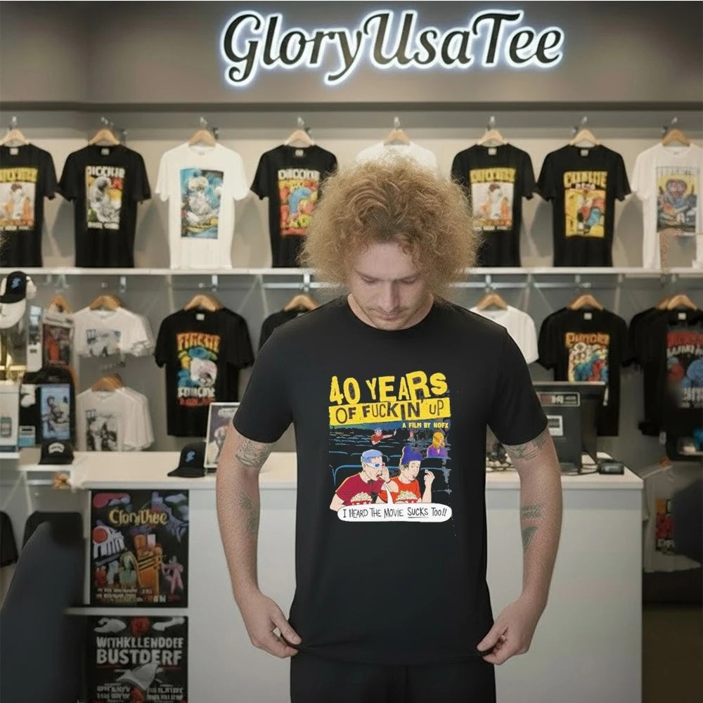 Official NOFX This Movie Sucks 40 Years Of Fuckin Up Shirt