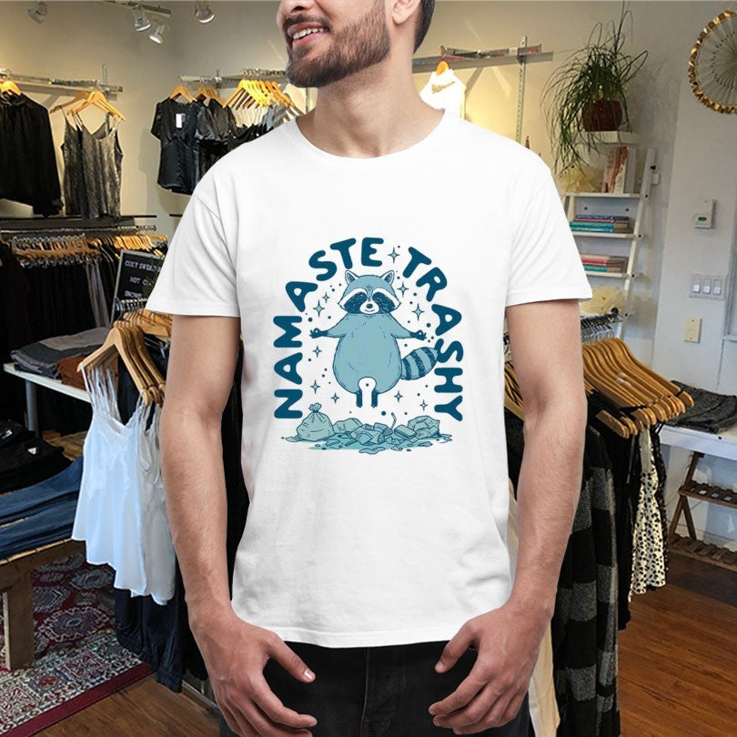 Official Namaste Trashy Raccoon Shirts