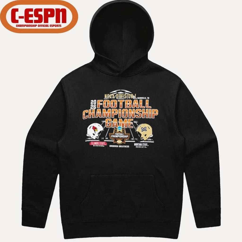 Official Nashville, TN 2026 NCAA DI Football Championship Game Illinois State Vs Montana State Matchup Shirt