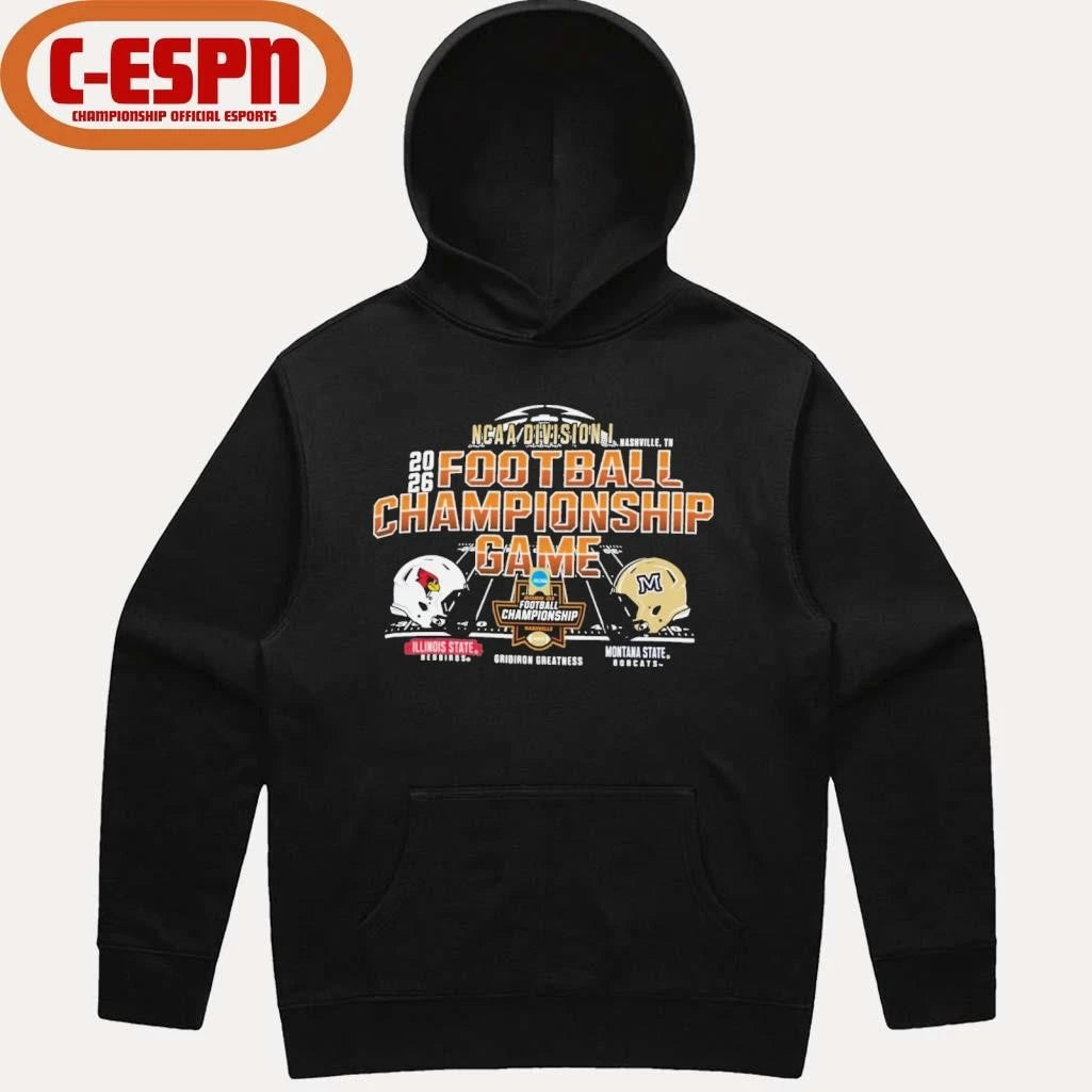 Official Nashville, TN 2026 NCAA DI Football Championship Game Illinois State Vs Montana State Matchup Shirt