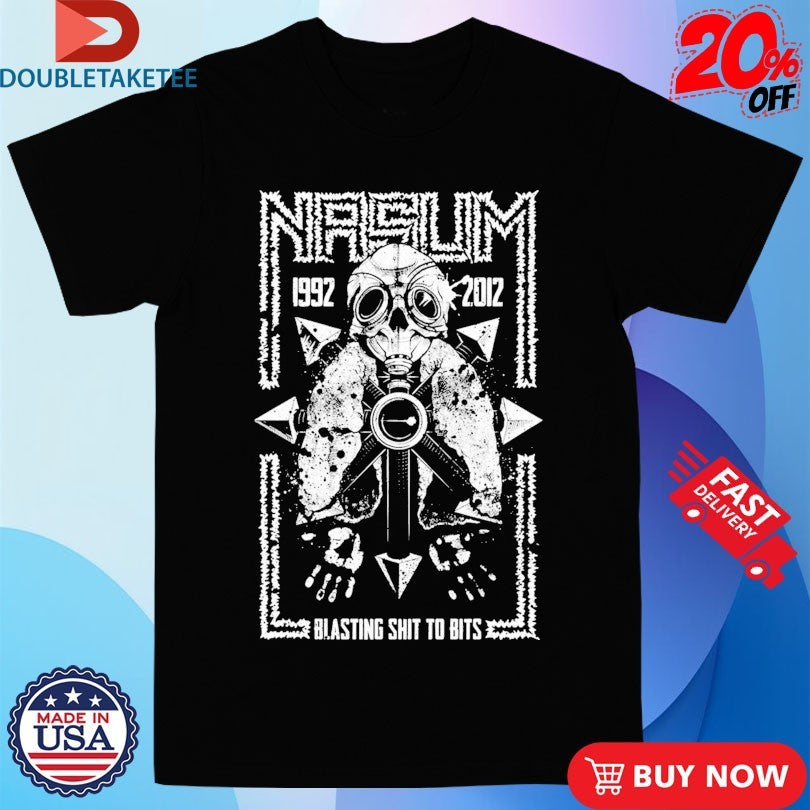 Official Nasum Blasting Shit To Bits Shirts