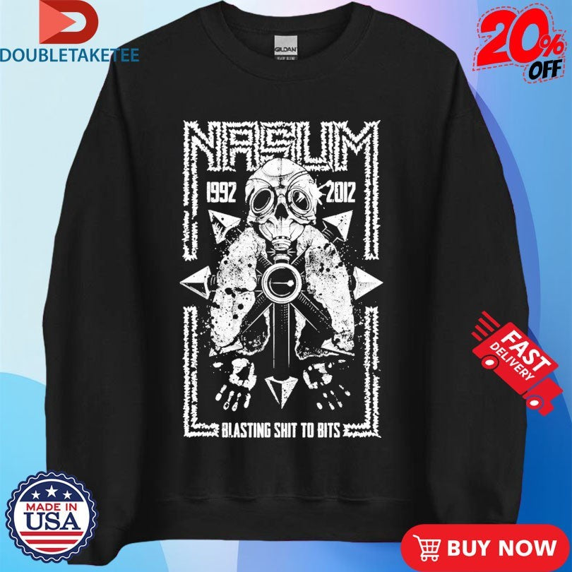 Official Nasum Blasting Shit To Bits Shirts