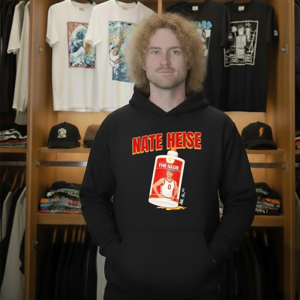 Official Nate Heise Glue Guy NIL Signature Shirt