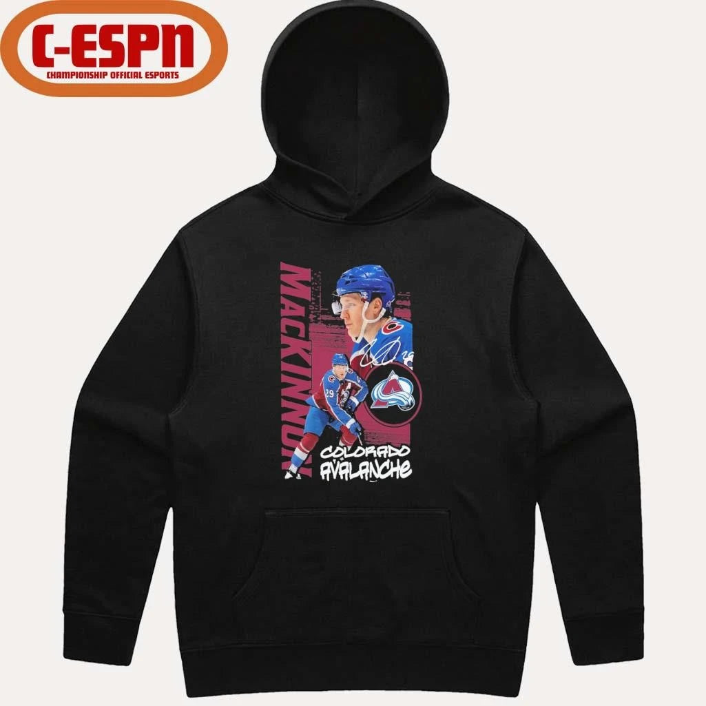 Official Nathan MacKinnon Colorado Avalanche Vintage Playmaker T-Shirt