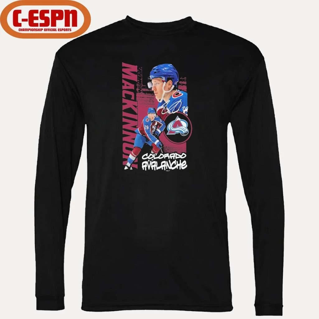 Official Nathan MacKinnon Colorado Avalanche Vintage Playmaker T-Shirt