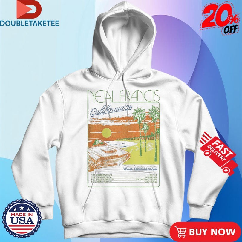Official Neal Francis California 2026 Run Dates Shirts
