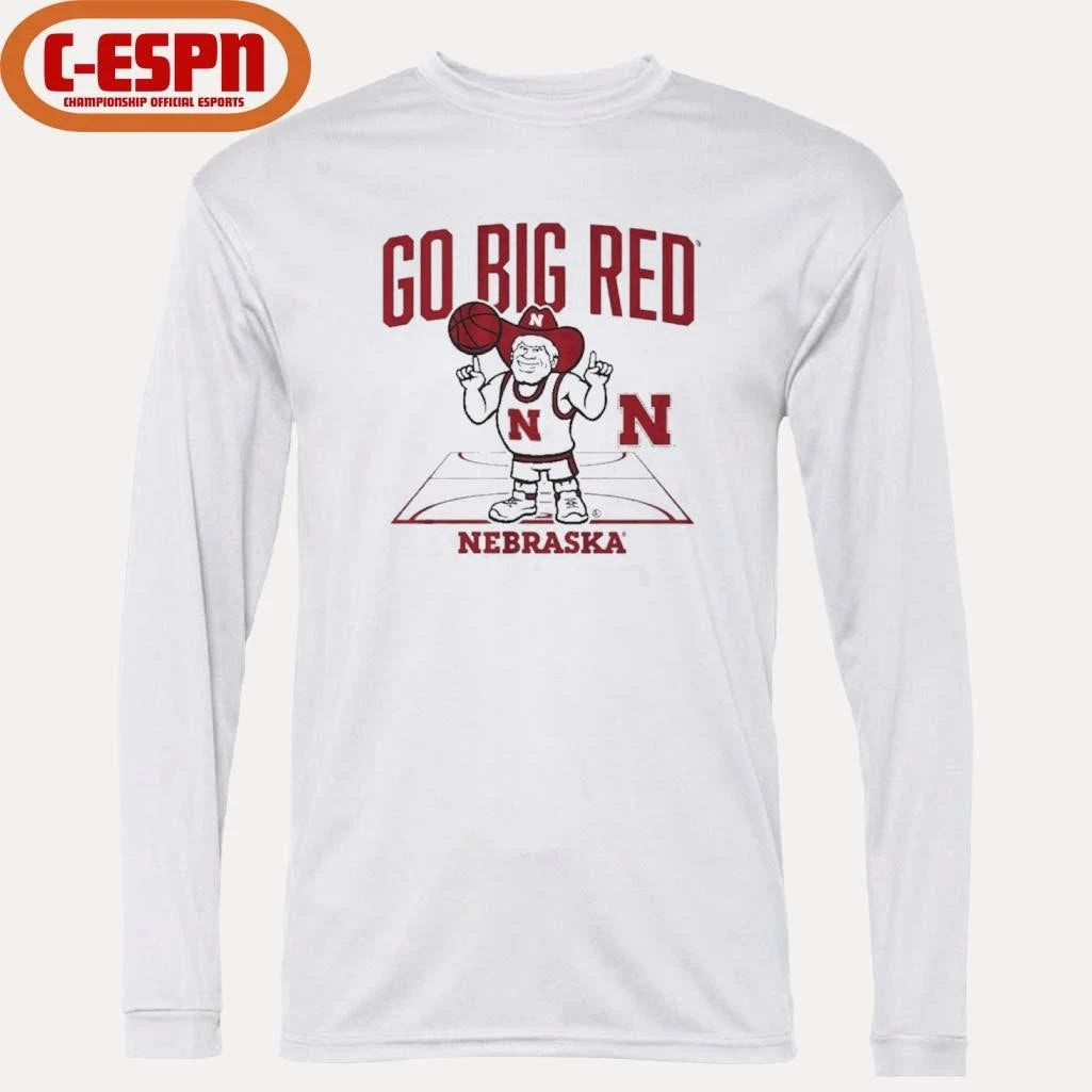 Official Nebraska Basketball Herbie Mascot Shirt
