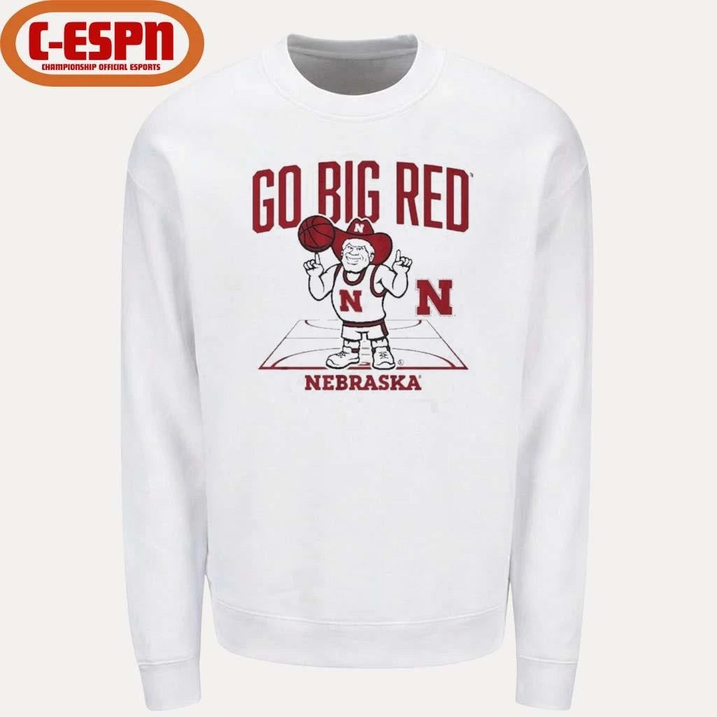 Official Nebraska Basketball Herbie Mascot Shirt