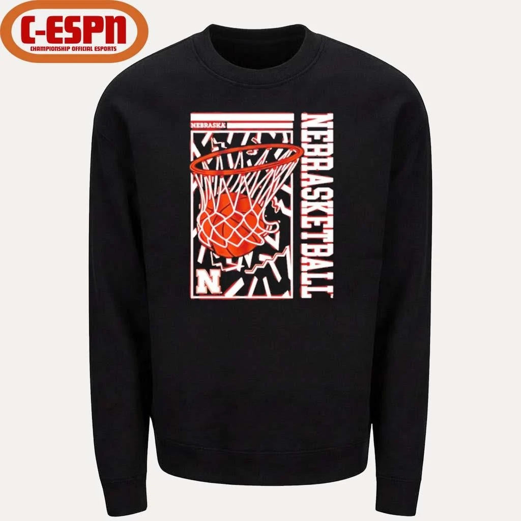 Official Nebraska Basketball Nebrasketball T-Shirt