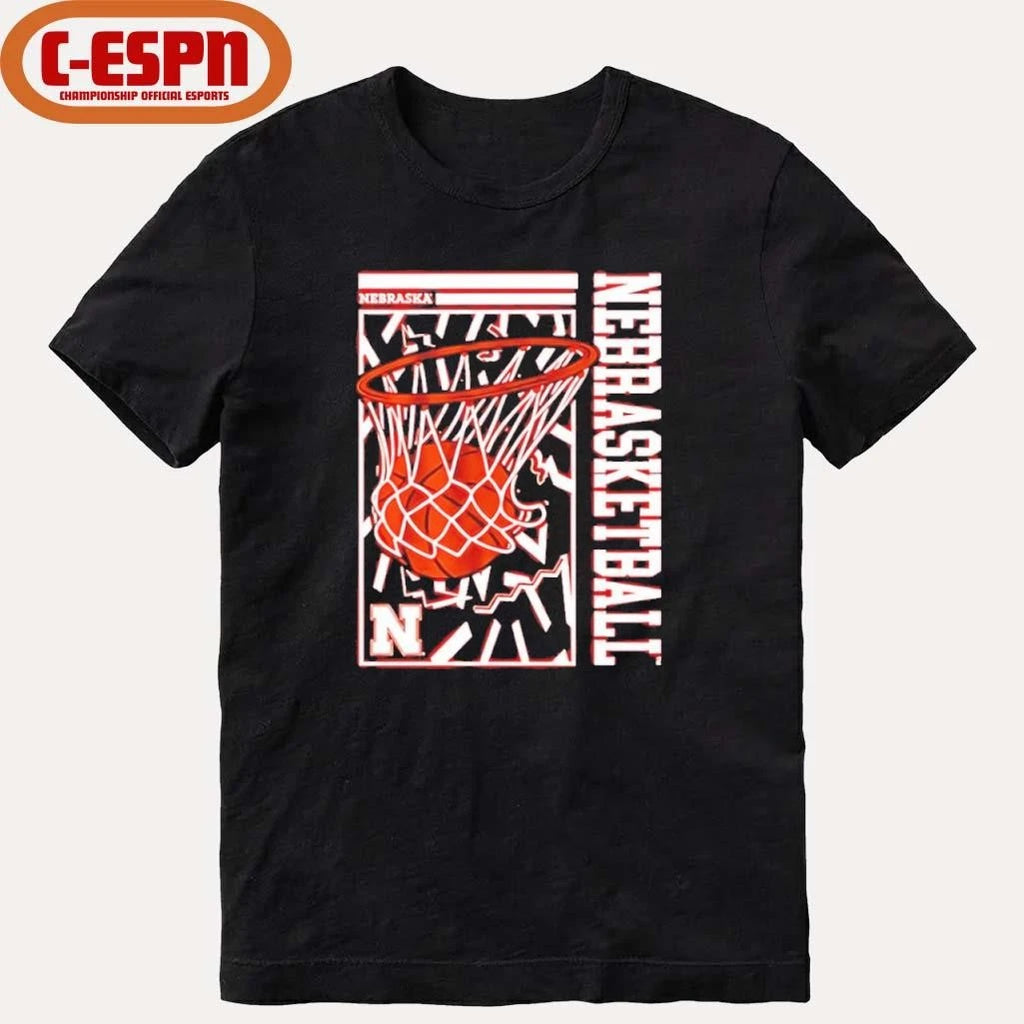 Official Nebraska Basketball Nebrasketball T-Shirt