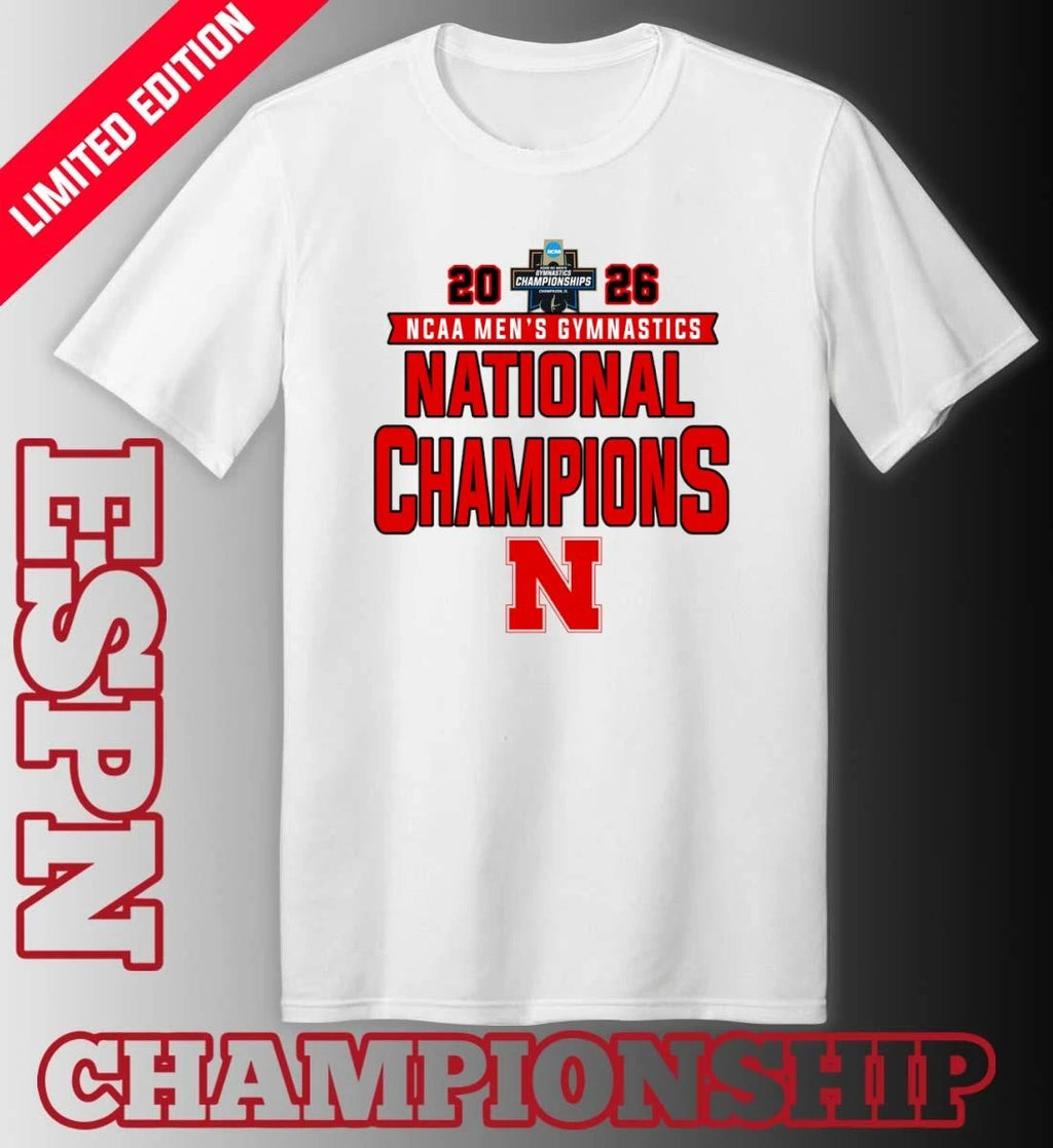 Official Nebraska Cornhuskers 2026 NCAA Men’s Gymnastics National Champions Shirt