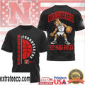 Official Nebraska Cornhuskers Herbie Husker Basketball Go Big Red Logo Shirt