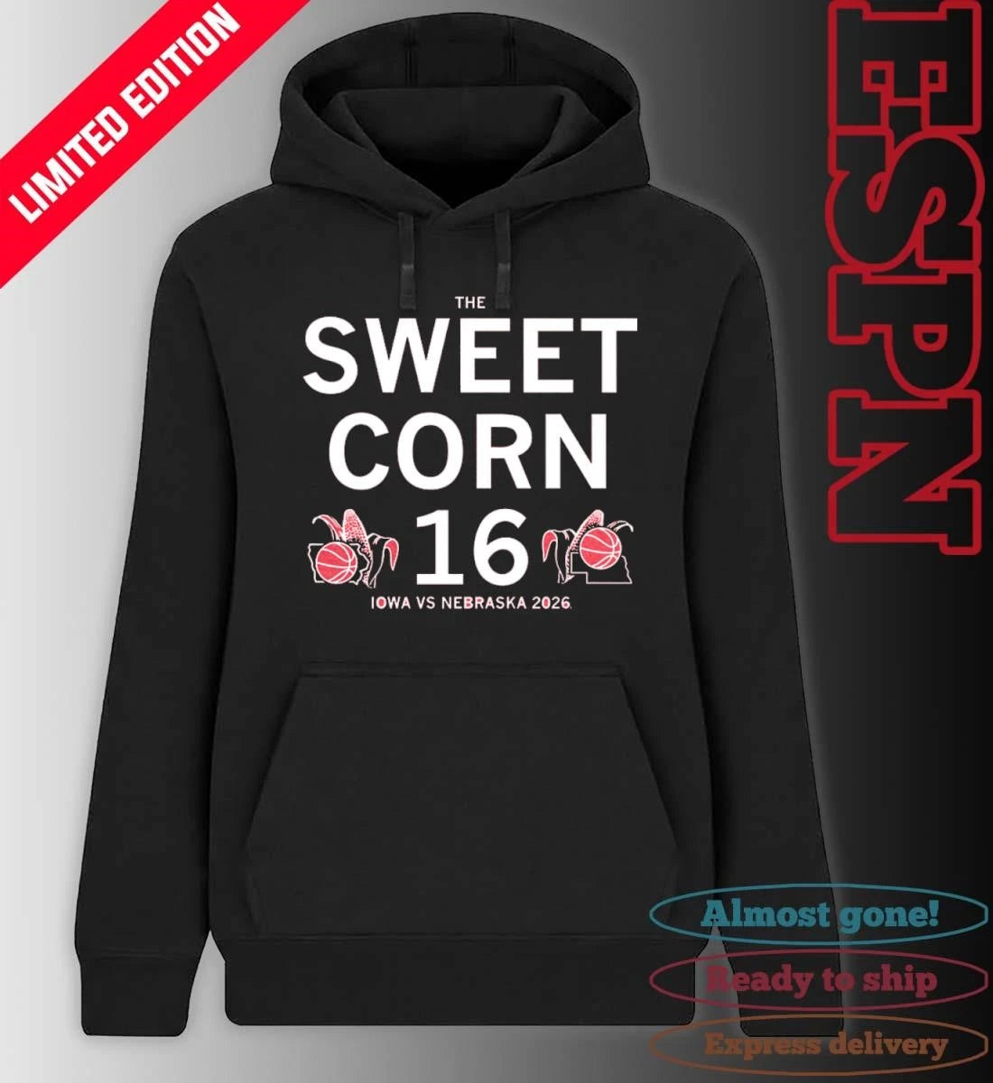 Official Nebraska Cornhuskers The Sweet Corn 16 Shirt