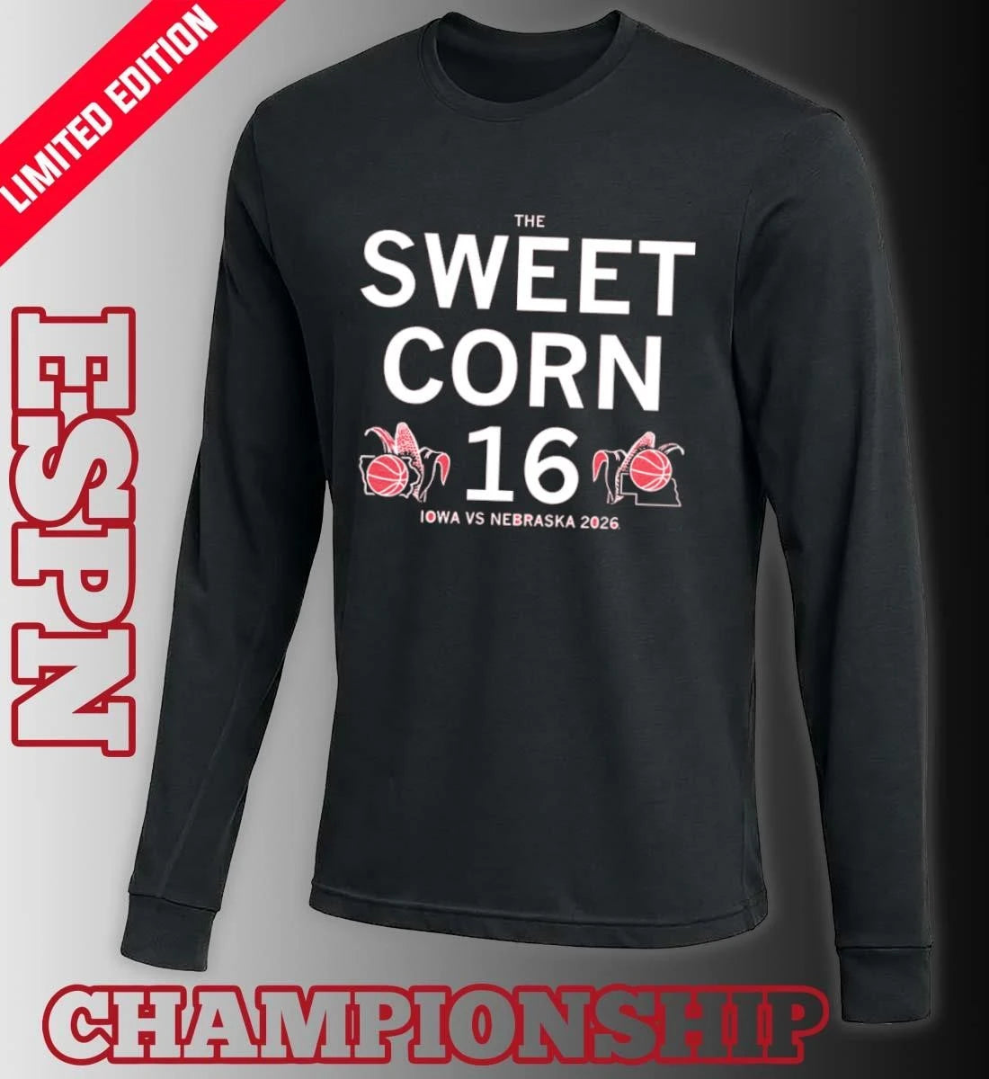 Official Nebraska Cornhuskers The Sweet Corn 16 Shirt