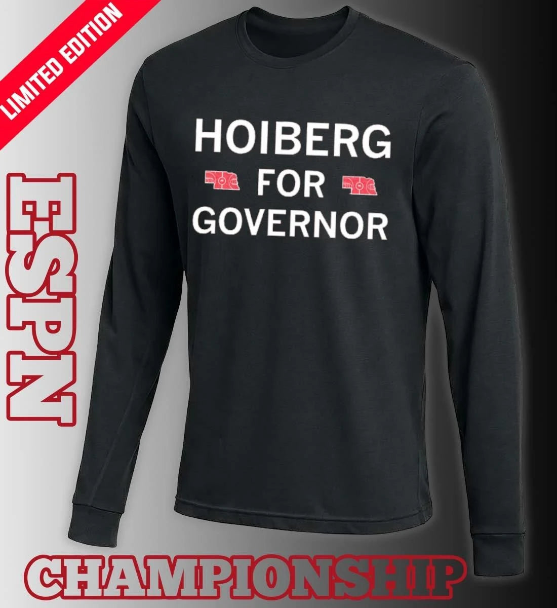 Official Nebraska Hoiberg For Governor Shirt.