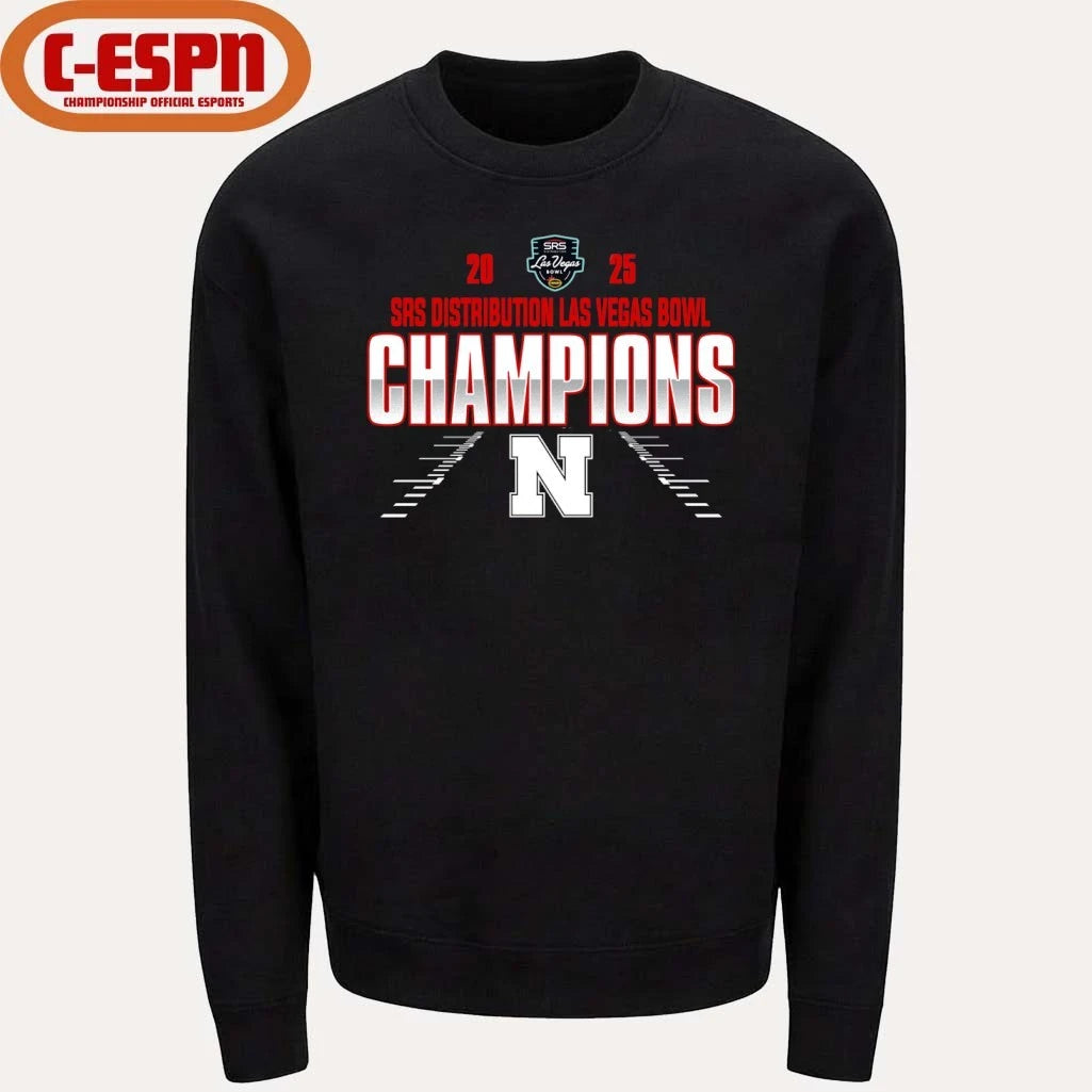 Official Nebraska Huskers Las Vegas Bowl Champions 2025 Shirt