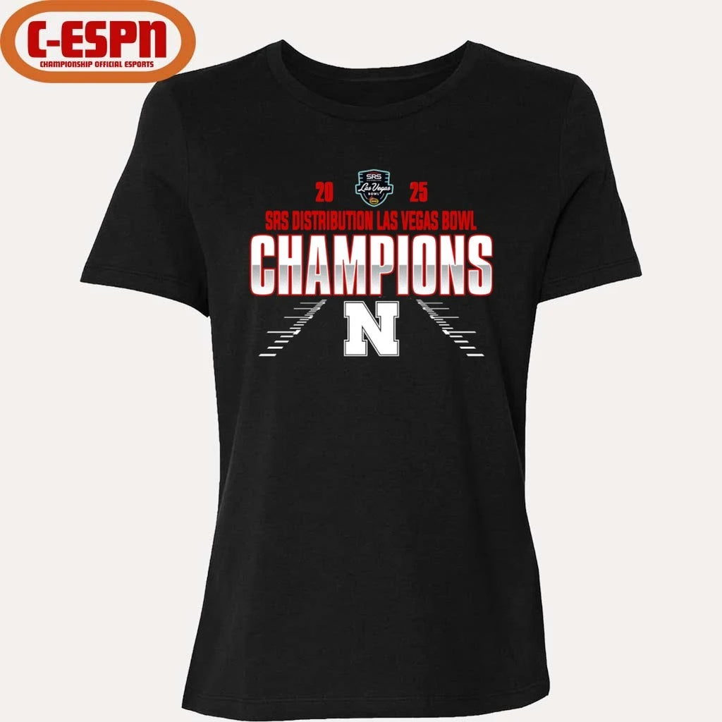 Official Nebraska Huskers Las Vegas Bowl Champions 2025 Shirt