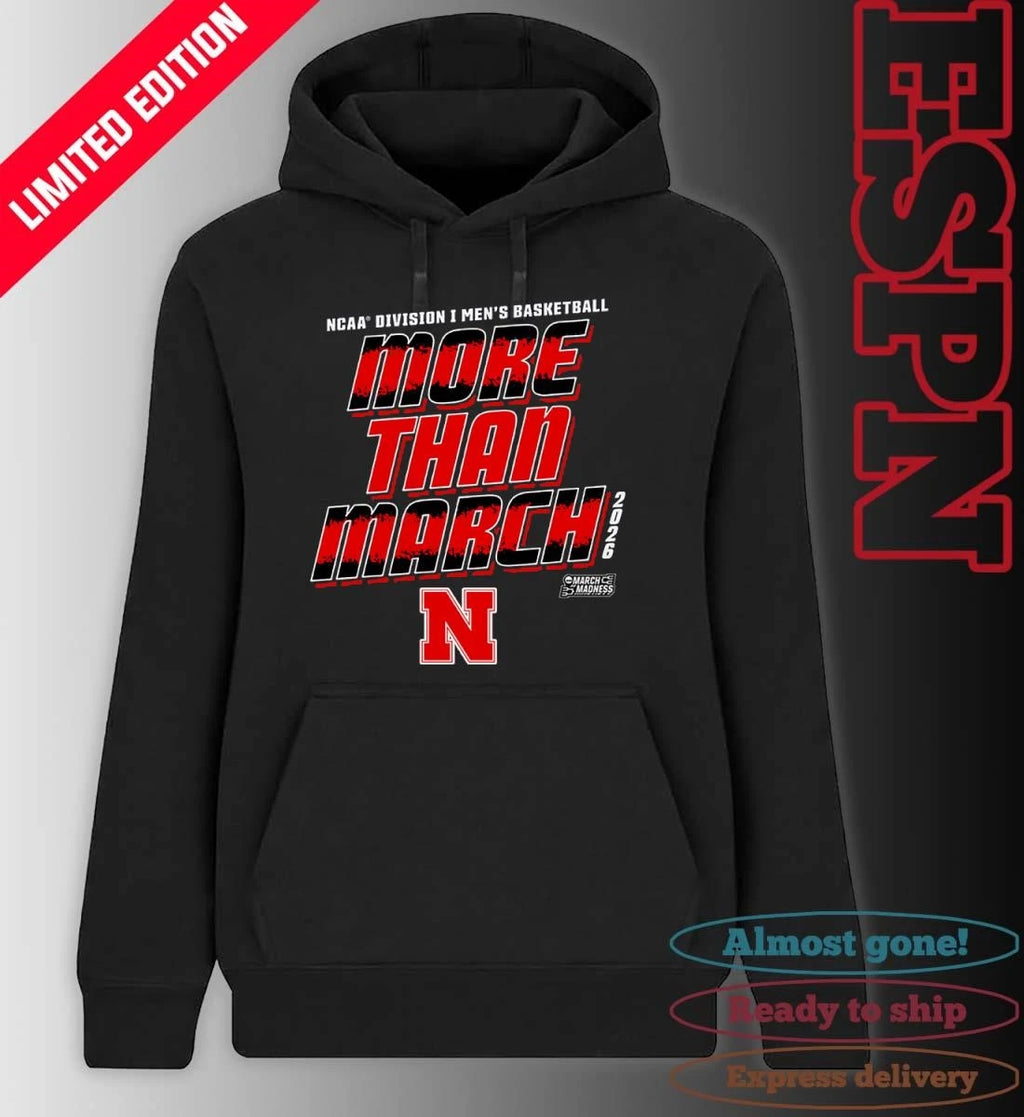 Official Nebraska Men’s Basketball More Than March 2026 Shirt
