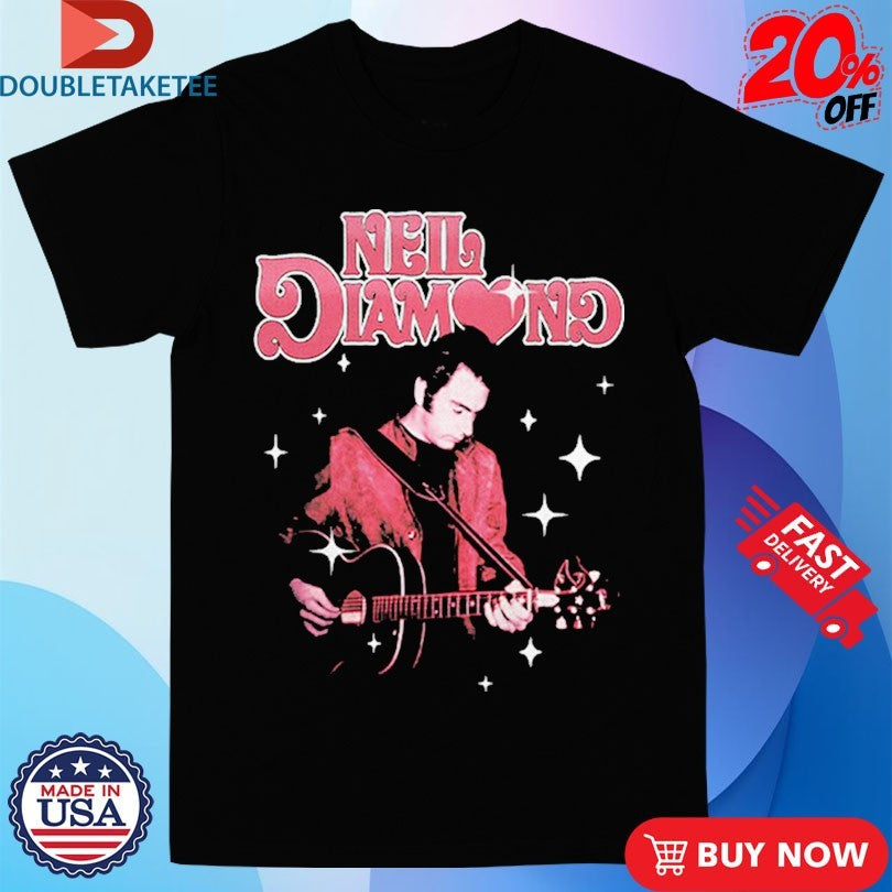 Official Neil Diamond Sparkle Guitar Shirts