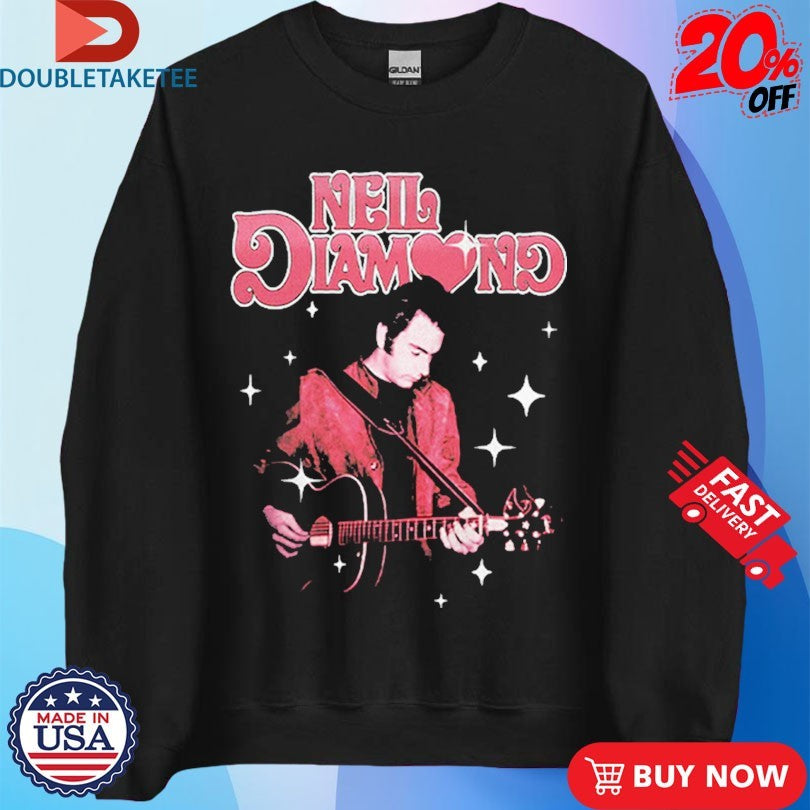 Official Neil Diamond Sparkle Guitar Shirts