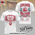 Official Neil Young Love Earth The Chrome Hearts T-Shirt
