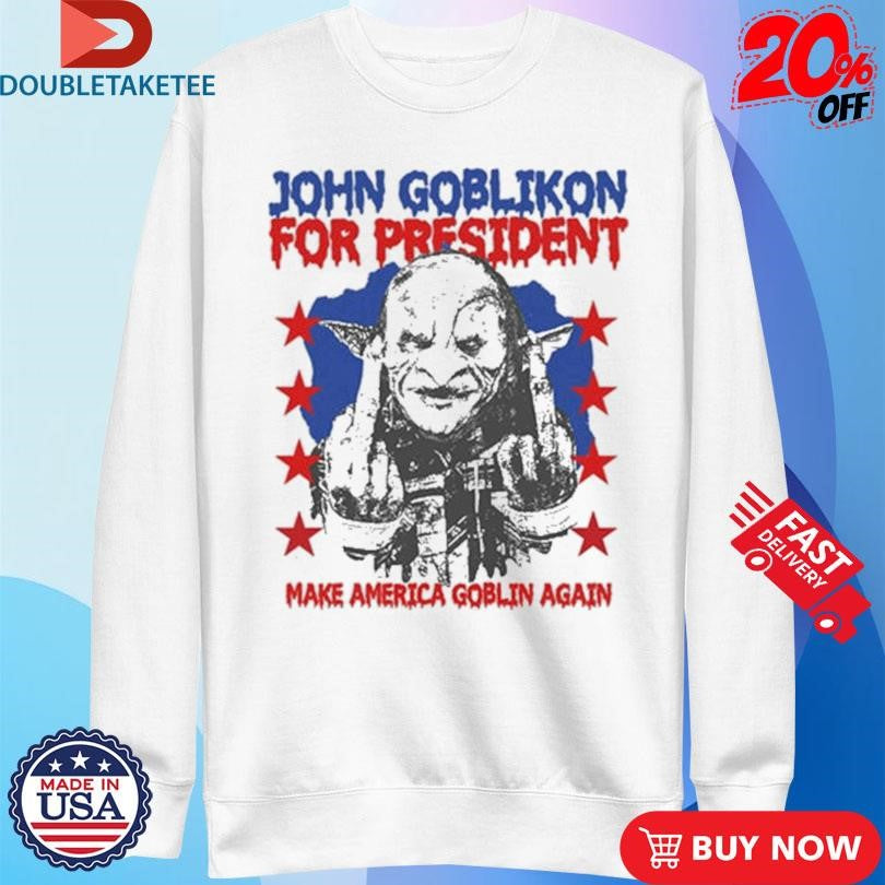 Official Nekrogoblikon John Goblikon For President Make America Goblin Again Fuck You Shirts